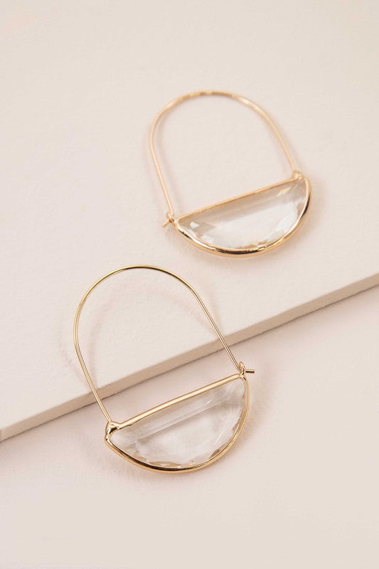 Glacier Hoop Earrings