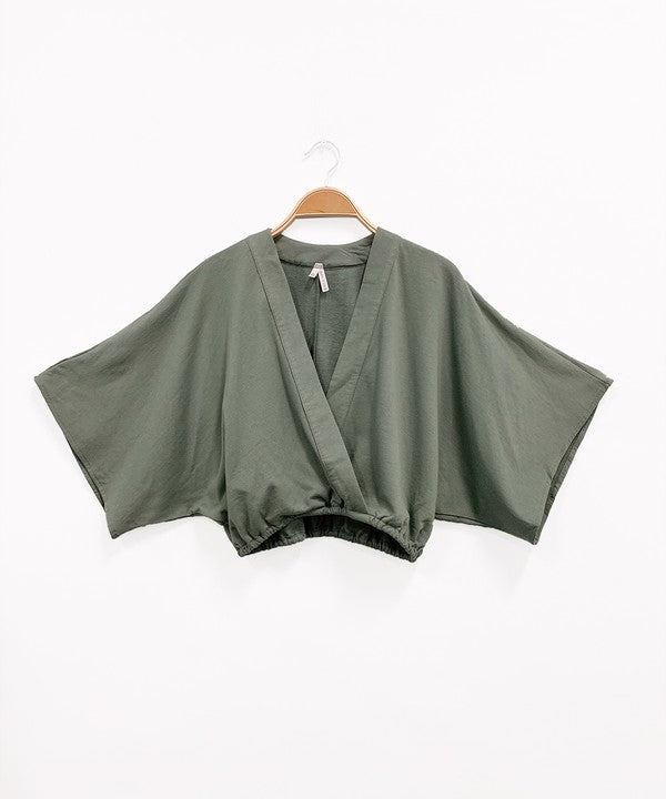 Hemp Kimono Crop NEW