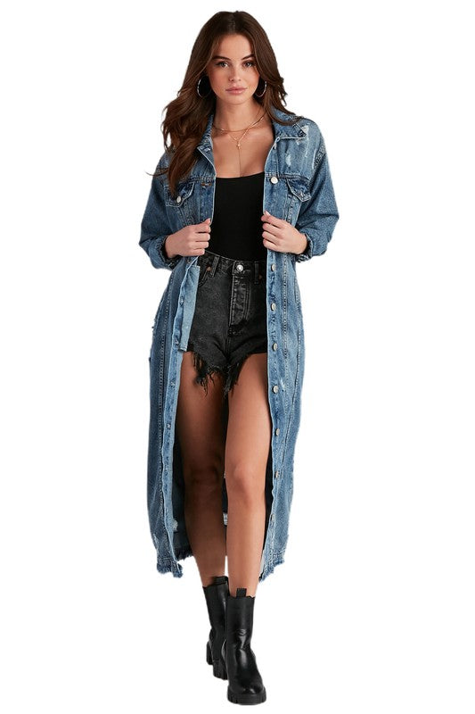 Long Denim Jacket