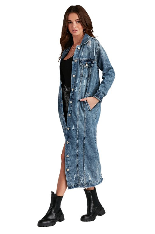 Long Denim Jacket