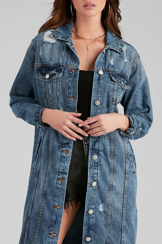 Long Denim Jacket