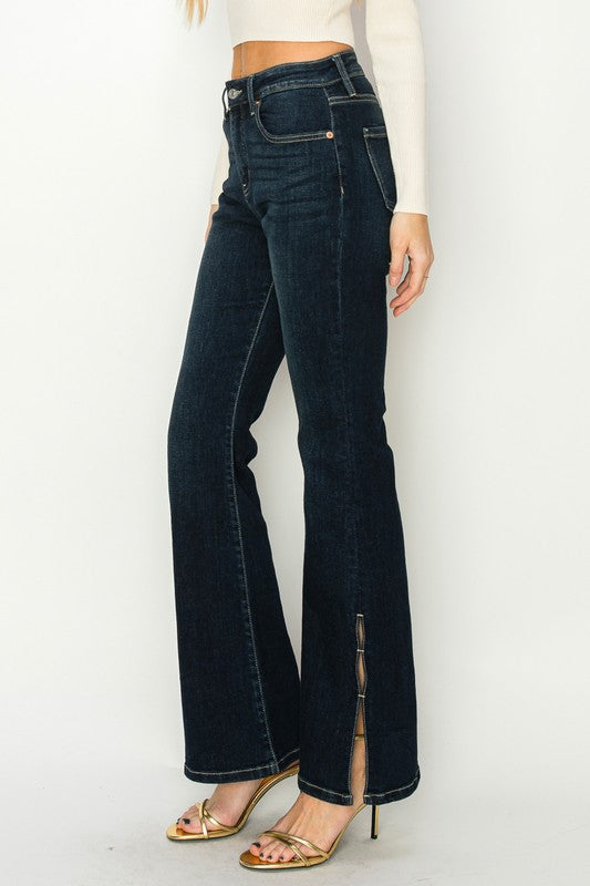 HIGH RISE FLARE JEANS